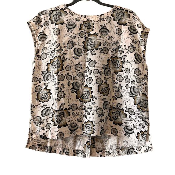 Tahari Floral Tank Small 100% Cotton - Picture 1 of 4